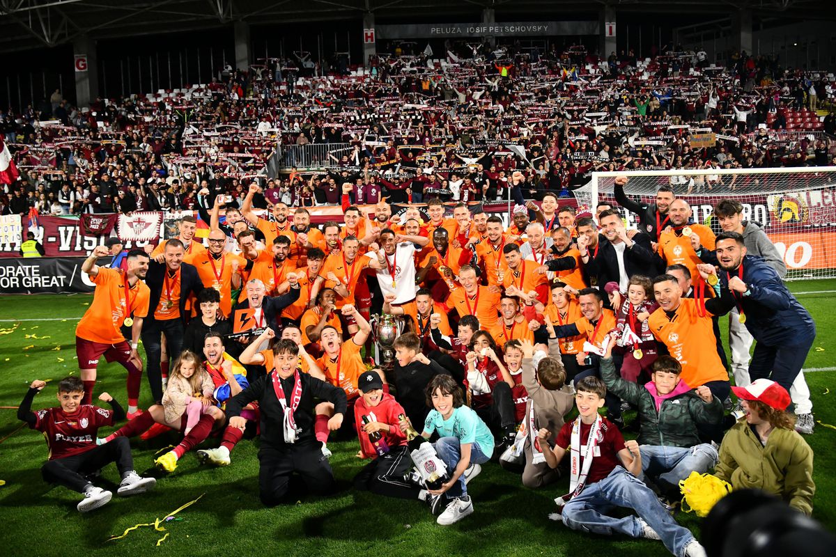 CFR Cluj - Hermannstadt, finala Cupei României 2025, imagini din meci
