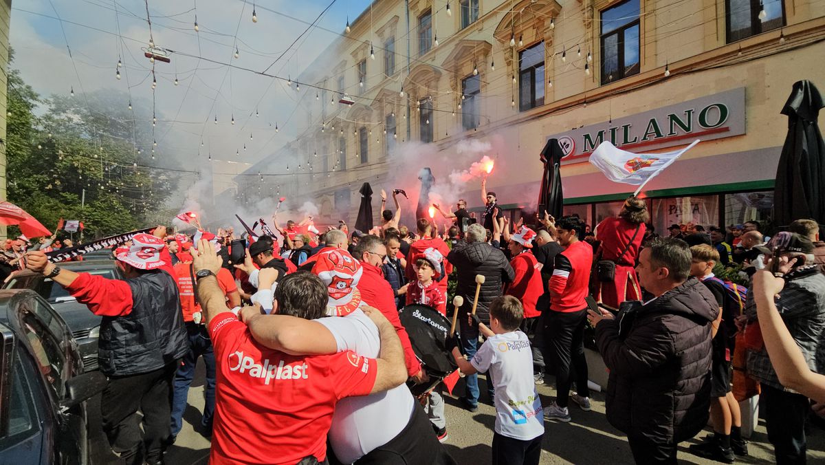 Imagini înainte de CFR - Hermannstadt, finala Cupei României