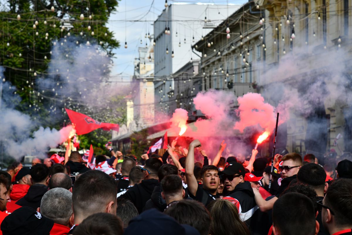 Imagini înainte de CFR - Hermannstadt, finala Cupei României
