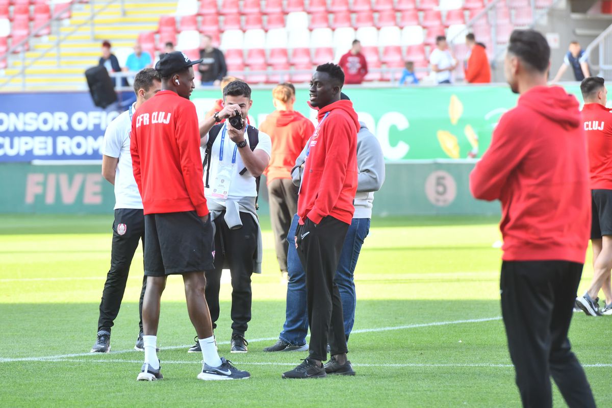 Imagini înainte de CFR - Hermannstadt, finala Cupei României