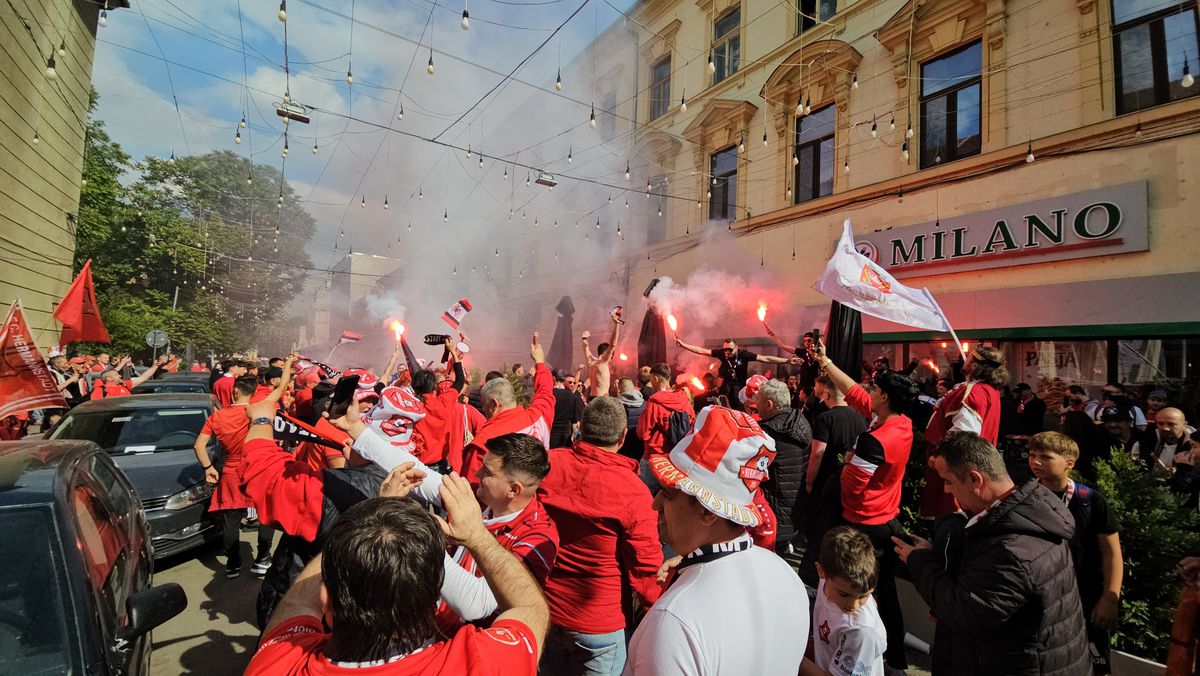 Imagini înainte de CFR - Hermannstadt, finala Cupei României