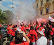 Atmosferă de zile mari înainte de CFR Cluj - Hermannstadt. Foto: Eduard Apostol & Remus Dinu (GSP.RO)