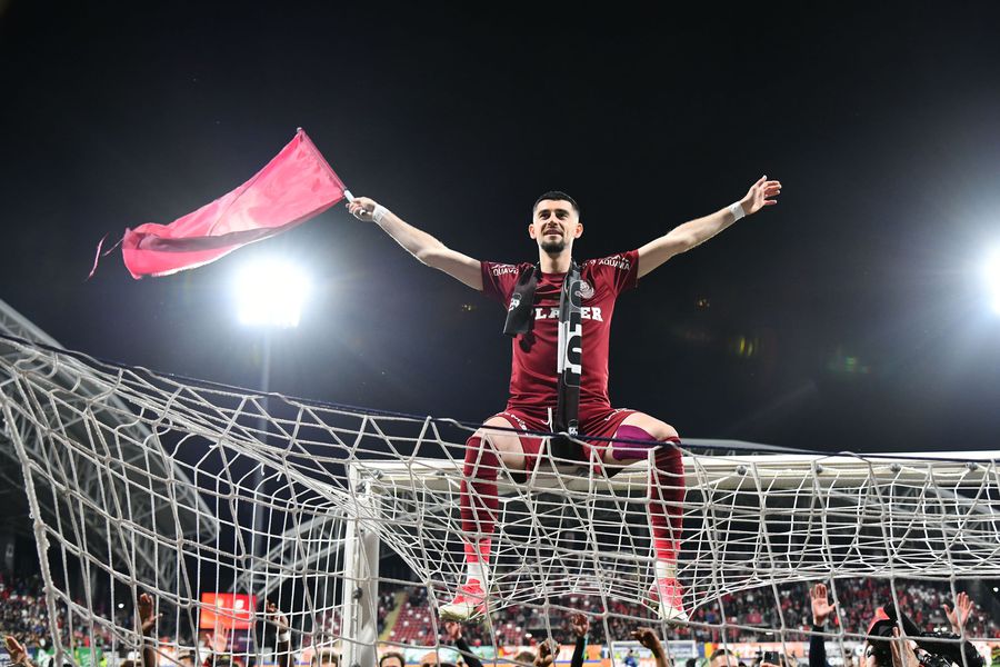 Meriton Korenica, după ce CFR Cluj a câștigat Cupa României în finala cu Hermannstadt // foto: Cristi Preda Veste proastă pentru Dan Petrescu la CFR Cluj!