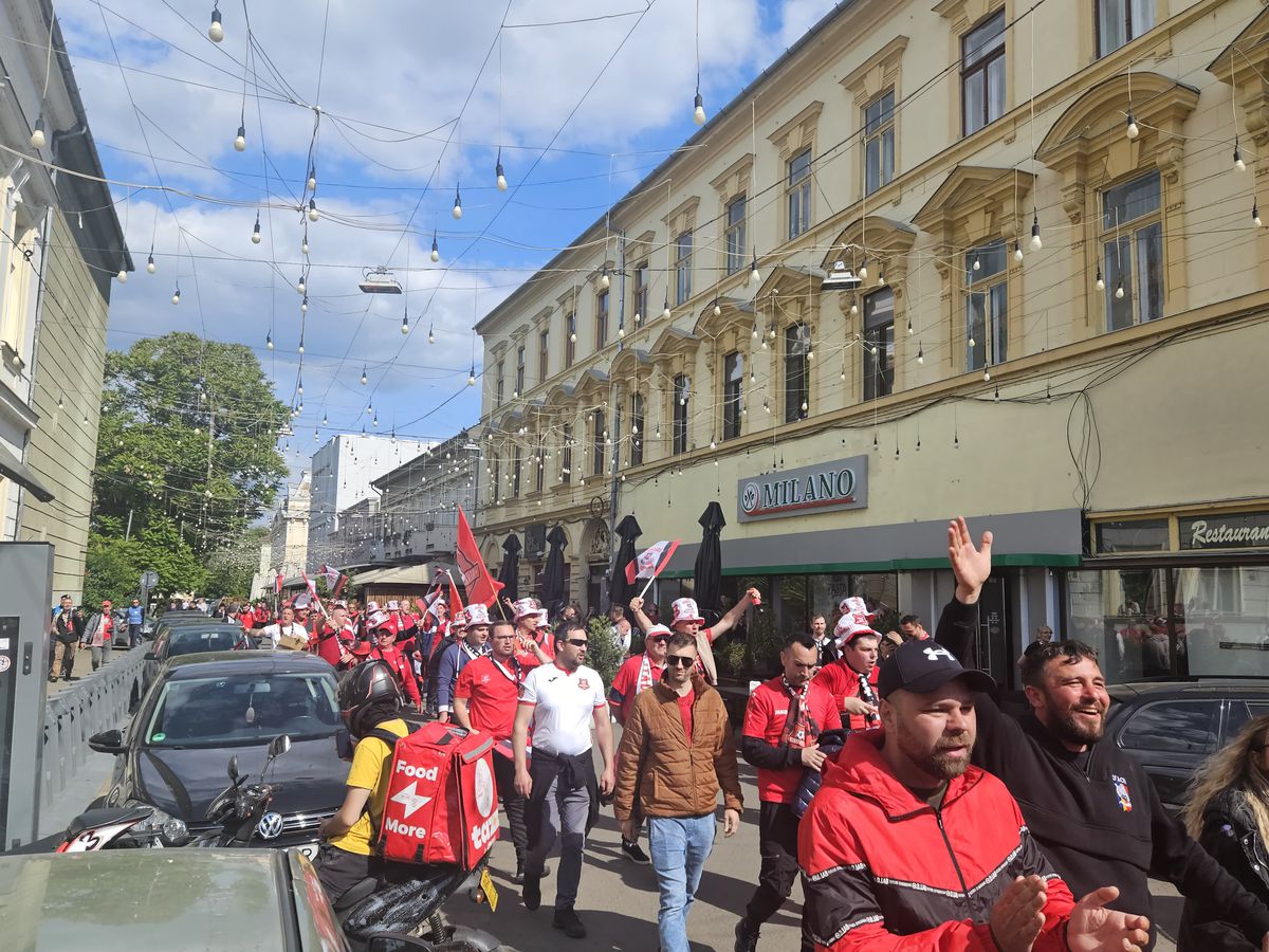 Imagini înainte de CFR - Hermannstadt, finala Cupei României