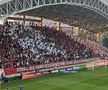 Protest cu drona la CFR Cluj - Hermannstadt: ce scria pe pânza fluturată pe deasupra stadionului