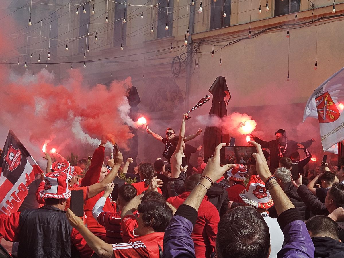Imagini înainte de CFR - Hermannstadt, finala Cupei României