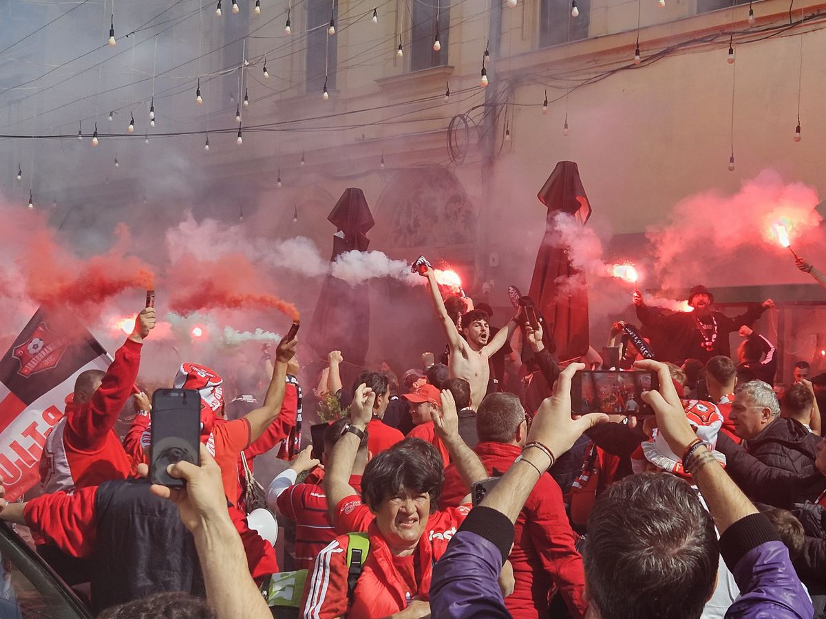 Imagini înainte de CFR - Hermannstadt, finala Cupei României