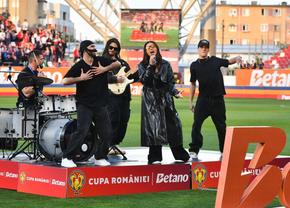 Antonia, concert cât o repriză de box la CFR Cluj - Hermannstadt, finala Cupei României de la Arad