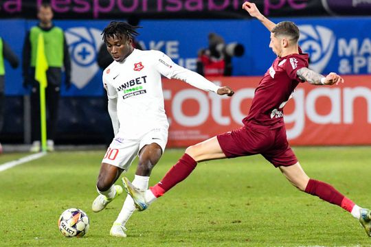 Nana Antwi, într-un meci cu CFR Cluj / Sursă foto: Imago Images
