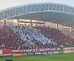 Protest cu drona la CFR Cluj - Hermannstadt: ce scria pe pânza fluturată pe deasupra stadionului