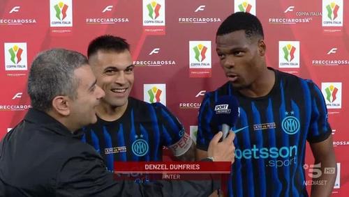 Lautaro Martinez și Denzel Dumfries, la superlativ despre Cristi Chivu / Foto: captură
