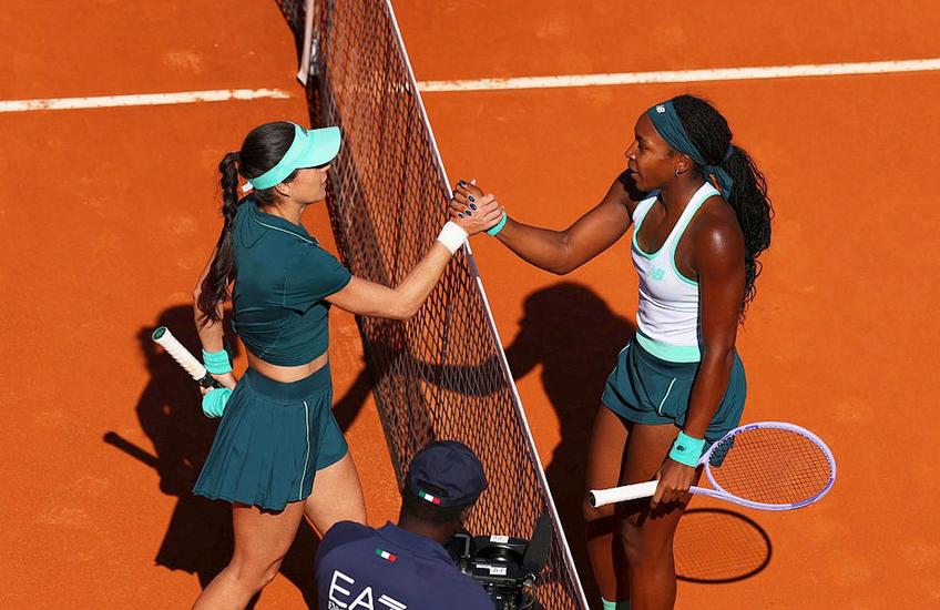 Sorana Cîrstea (36 de ani, 27 WTA) a fost învinsă în semifinalele turneului de la Roma de Coco Gauff (22 de ani, 4 WTA), scor 4-6, 3-6.