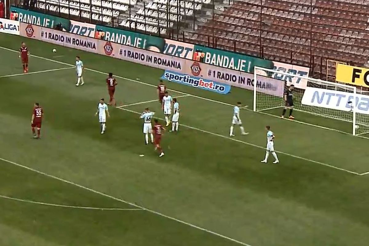 CFR Cluj - FCSB. FOTO Faza în care Ovidiu Popescu s-a făcut de râs: Andrei Vlad nu a avut nicio reacție