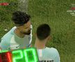 CFR CLUJ - FCSB. FOTO Vintilă l-a scos pe Ionuț Vînă după doar 31 de minute, iar jucătorul nu s-a putut abține în momentul înlocuirii: camerele TV au surprins tot