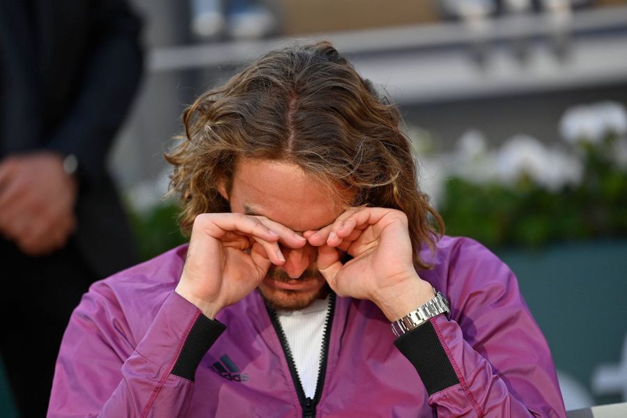 Stefanos Tsitsipas (foto: Imago) Lacrimile lui Ahile