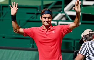 Federer, prima victorie pe iarbă înainte de Wimbledon