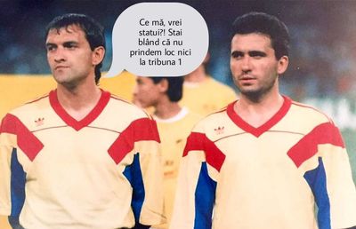 „Ce, mă, vrei statuie?! Nu prinzi loc nici la tribuna 1!” » Gabi Balint, mesaj ironic pe Facebook