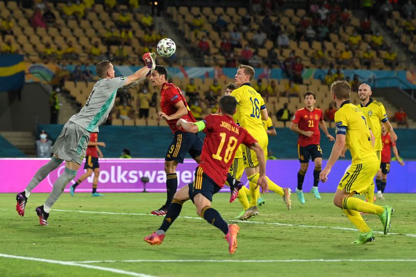Spania și Suedia au remizat, scor 0-0, în prima rundă a grupelor de la Euro 2020. E primul meci de la acest European în care nu se marchează.