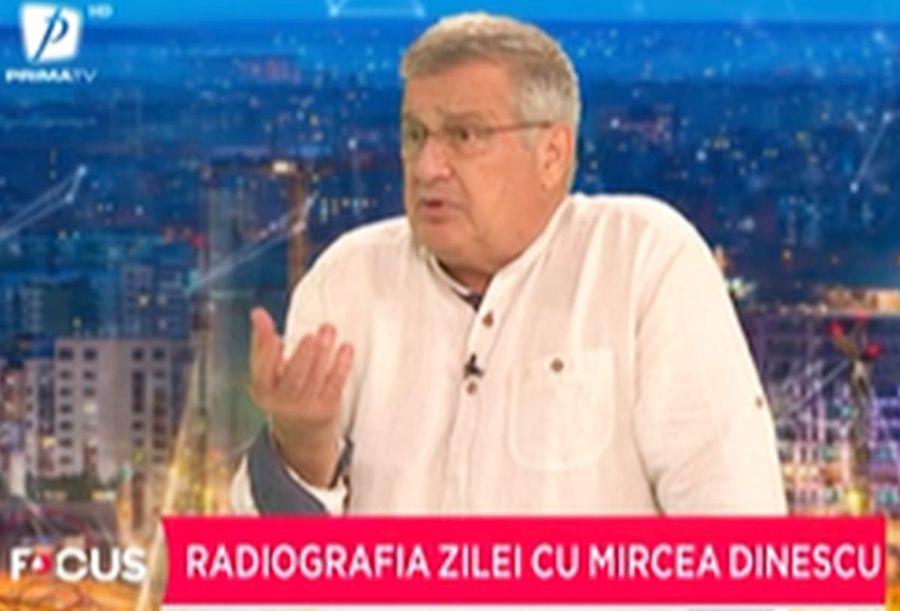 Mircea Dinescu, în timpul intervenției la „Focus” Mihai Rotaru l-a enervat teribil pe Mircea Dinescu: „«Vreau să fac pipi, tovarășe». Săracul, mi-e milă de el. Are probleme”