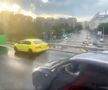Furtuna din București a provocat cozi fără sfârșit în trafic, inclusiv în zona arenei din Giulești, locul unde se va desfășura meciul Muntenegru - România.
