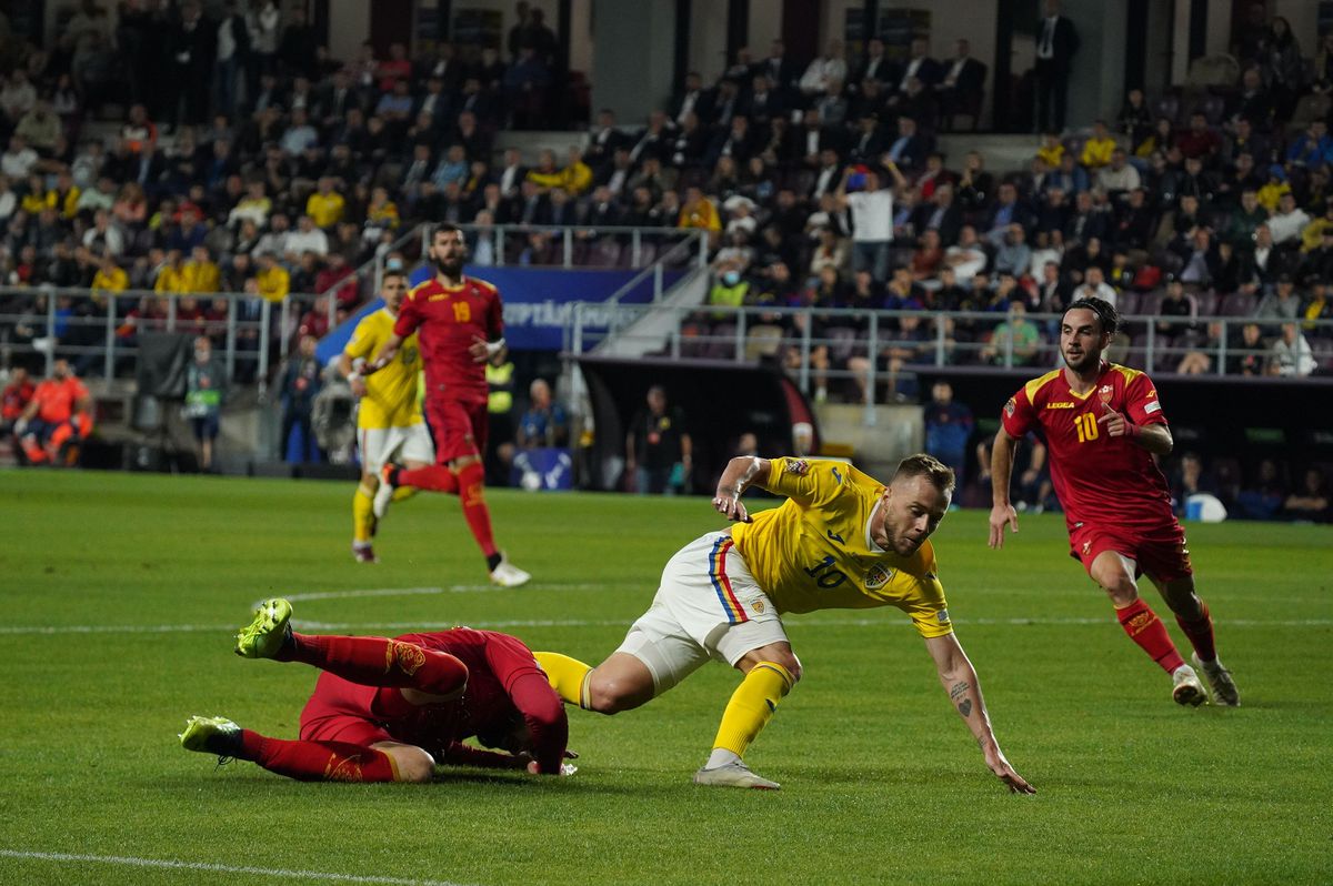 România - Muntenegru, al patrulea meci al „tricolorilor” în Liga Națiunilor
