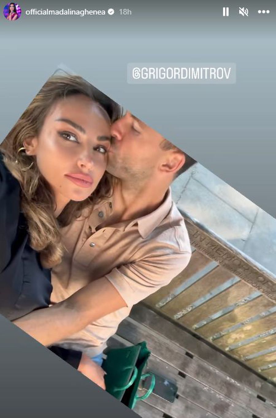 După Roland Garros, Mădălina Ghenea a mers cu Dimitrov și la Wimbledon » Cum s-au fotografiat la Londra