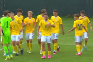 Puștiul comparat cu De Ligt, gol după o cursă de 60 de metri în victoria de azi a României U17 » „E «bombă», un tanc! Ajunge mare”
