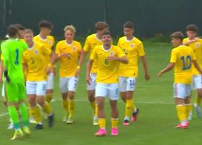 „Țăranu'”, gol după o cursă de 60 de metri în victoria României U17 » Ogăraru îl compara cu De Ligt: „E «bombă», un tanc! Ajunge mare”
