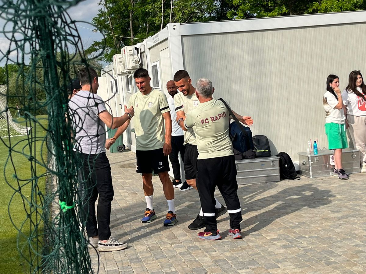 Oaidă, la reunirea Rapidului: „Mi se pare ironic, refuz să răspund” + „Voi săruta steagul”