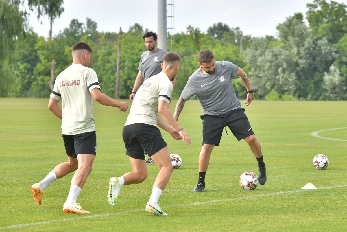 Oaidă, la reunirea Rapidului: „Mi se pare ironic, refuz să răspund” + „Voi săruta steagul”