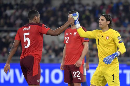 Yann Sommer, dorit de Manchester United. 
Foto: Imago