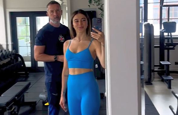 Teodora Stoica s-a antrenat cu MM la sală și a postat totul pe Instagram: „Se ține bine și tata socru”