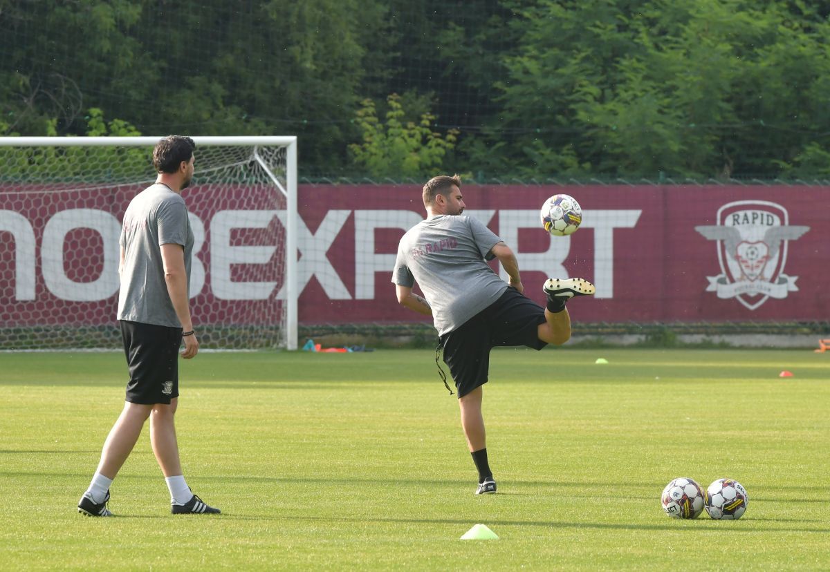 Oaidă, la reunirea Rapidului: „Mi se pare ironic, refuz să răspund” + „Voi săruta steagul”