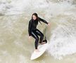 Surf în Englischer Garten FOTO: Ionuț Iordache (GSP)