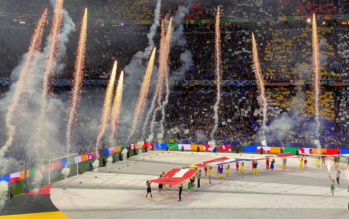 Germania - Scoția, partida inaugurală de la Campionatul European (festivitatea de deschidere)