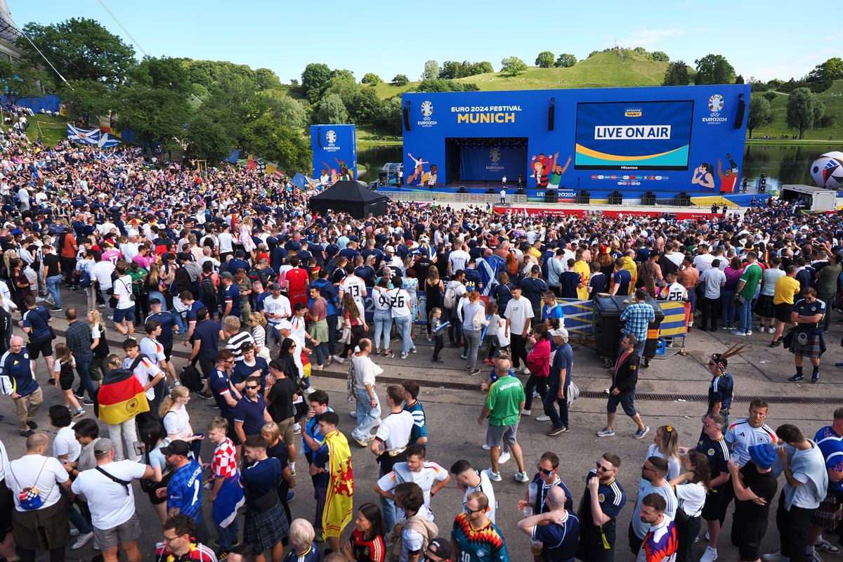 Fan-zone Germania - Scoția, primul meci la EURO 2024