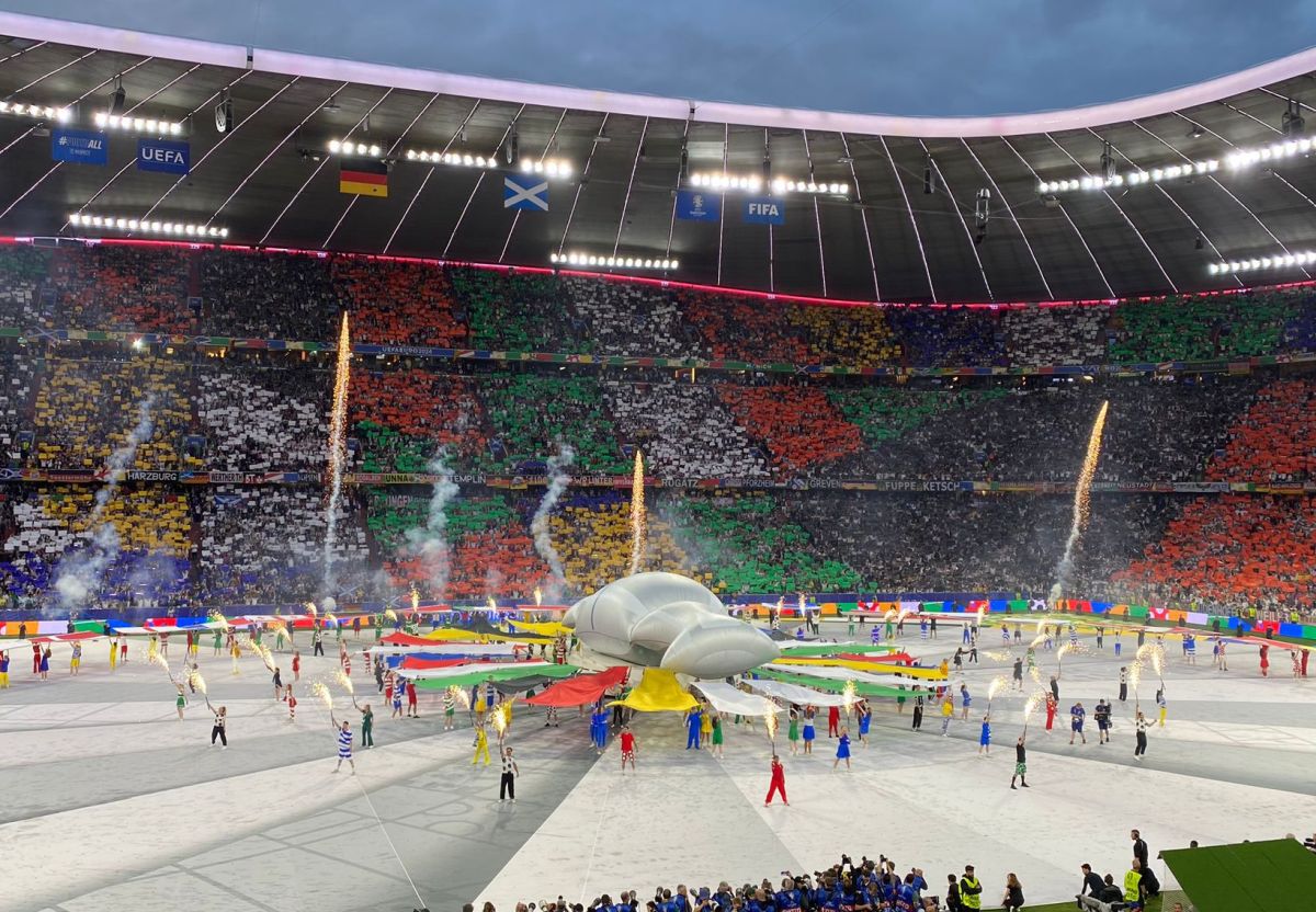 Germania - Scoția, partida inaugurală de la Campionatul European (festivitatea de deschidere)