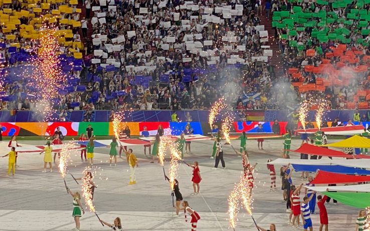 Germania - Scoția, ceremonia de deschidere / Sursă foto: Andrei Crăițioiu (GSP)