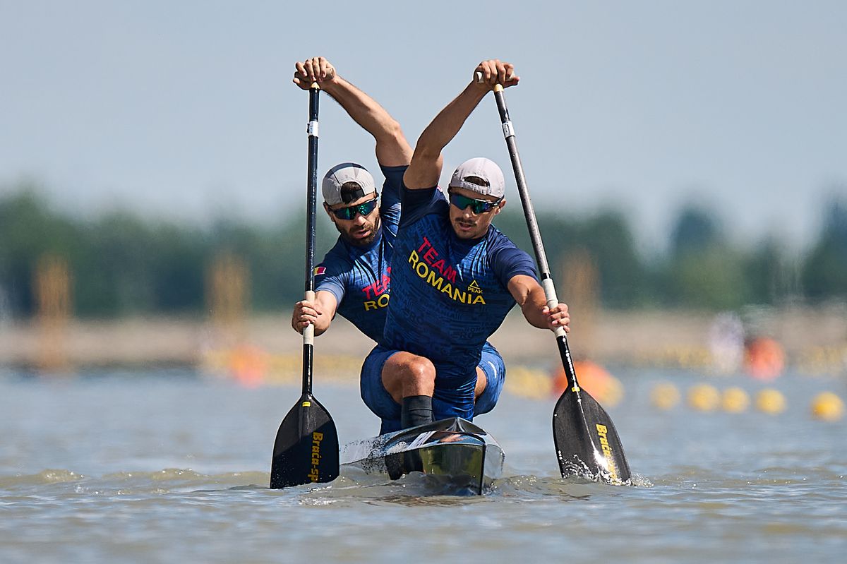 Oleg Nuță și Ilie Sprîncean pe locul șase în proba de canoe dublu 1.000 de metri la CE de la Szeged