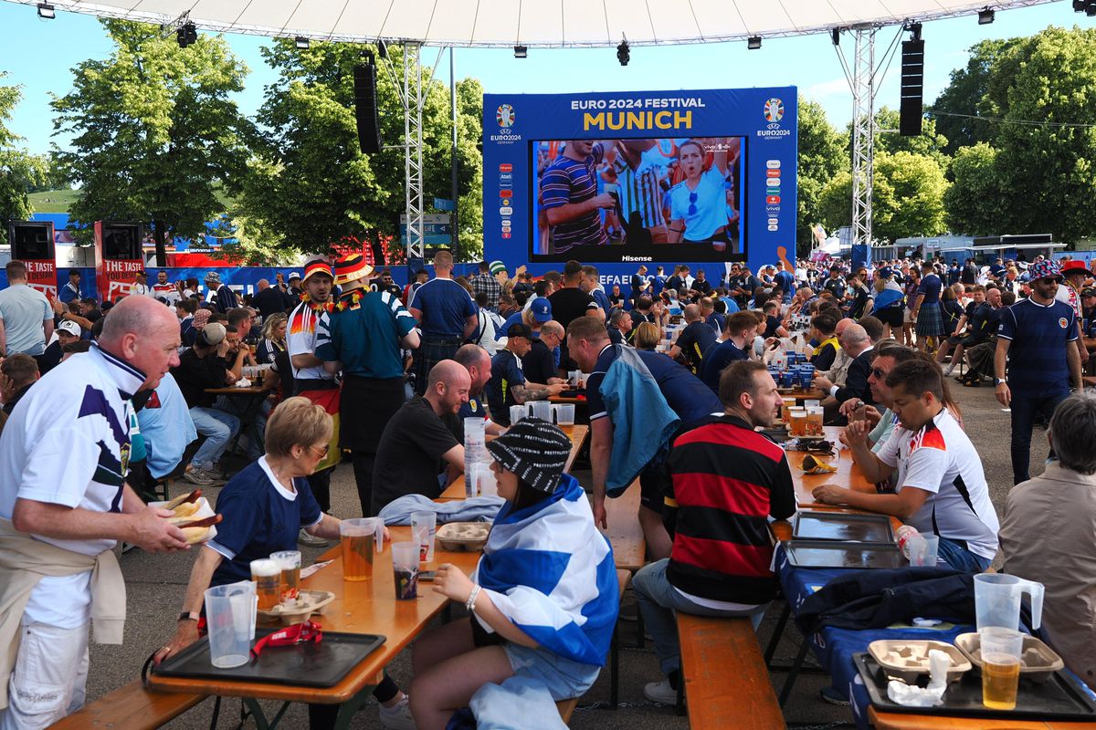 Fan-zone Germania - Scoția, primul meci la EURO 2024