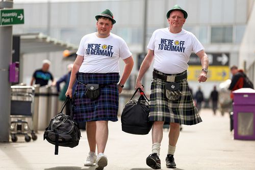 Scoțienii, în drum spre Germania pentru a-și susține favoriții // foto: Guliver/gettyimages