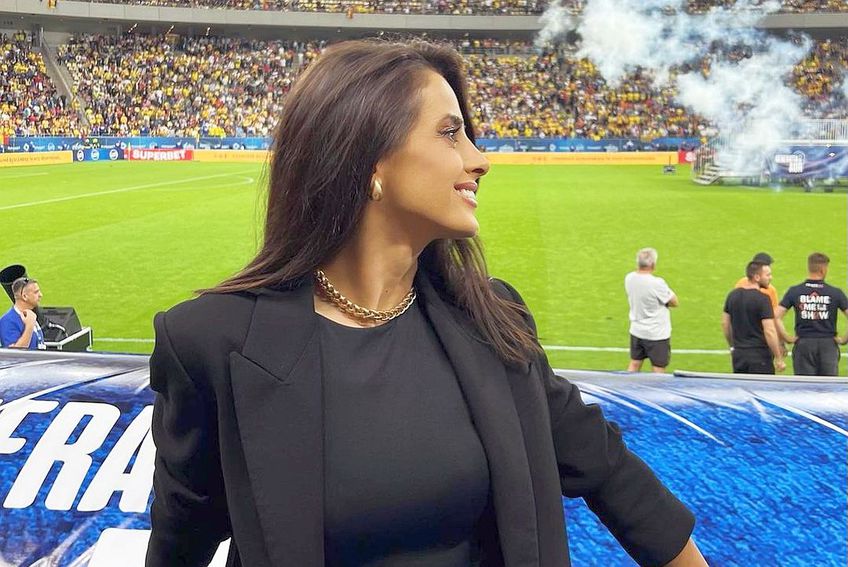 Ramona Păun, spectator de lux pentru România la EURO 2024. Foto: Instagram
