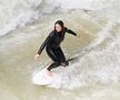 Surf în Englischer Garten FOTO: Ionuț Iordache (GSP)