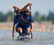 Oleg Nuță și Ilie Sprîncean la CE de kaiac-canoe de la Szeged FOTO Raed Krishan