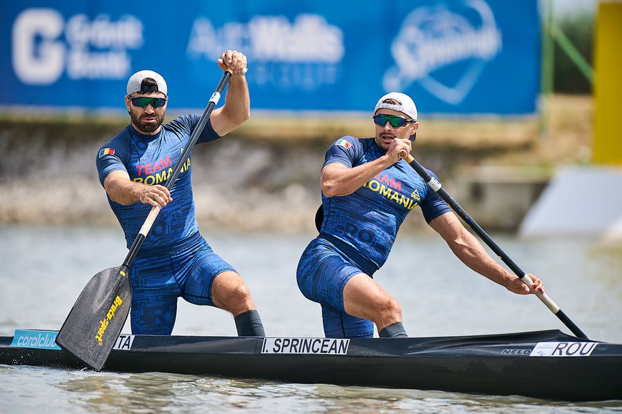 Oleg Nuță și Ilie Sprîncean pe locul șase în proba de canoe dublu 1.000 de metri la CE de la Szeged