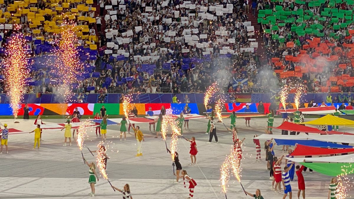 Germania - Scoția, partida inaugurală de la Campionatul European (festivitatea de deschidere)