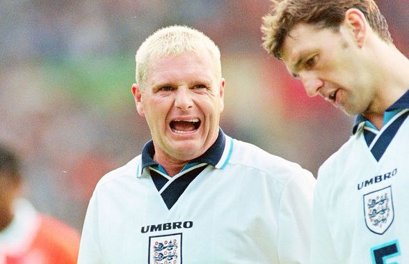 „Scaunul dentistului din Hong Kong!” » Momentul NEBUN cu Paul Gascoigne la Euro 1996: „Păcat că era glucoză în sticlă, nu gin ...”