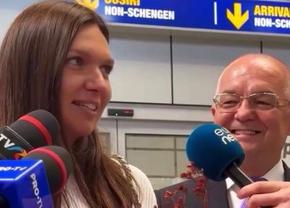 Simona Halep a ajuns la Cluj » Cum a așteptat-o Emil Boc