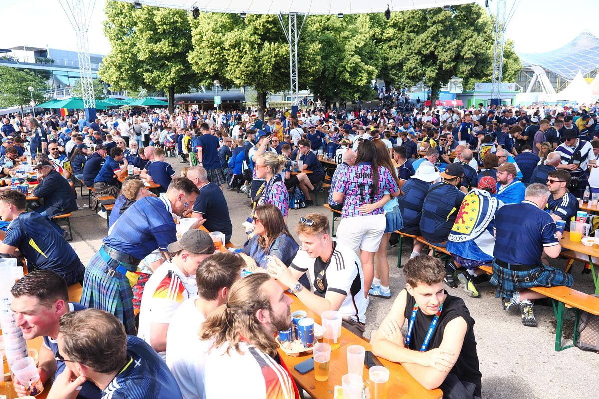 Fan-zone Germania - Scoția, primul meci la EURO 2024