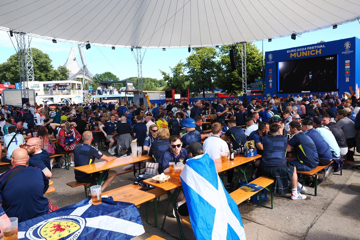 Fan-zone Germania - Scoția, primul meci la EURO 2024